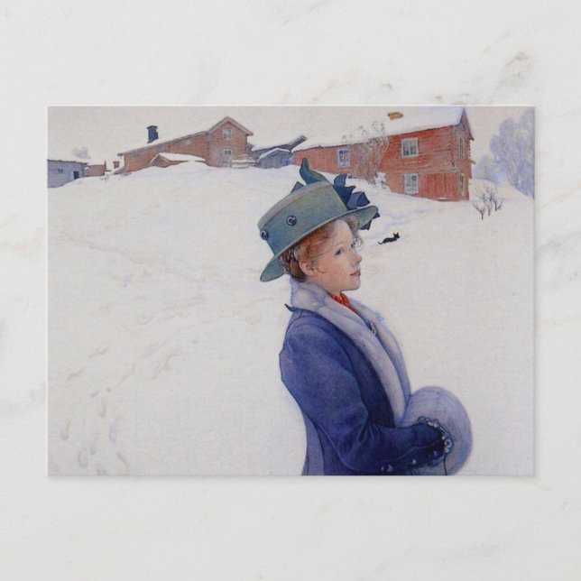 Lisbeth's New Hat Postcard (Front)