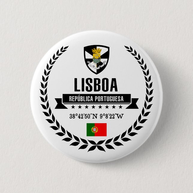 Lisboa 2 Inch Round Button (Front)