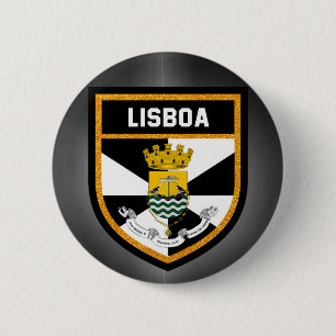 Lisboa Flag 2 Inch Round Button