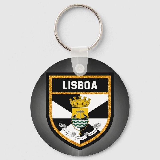 Lisboa  Flag Keychain (Front)
