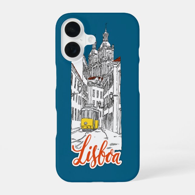 Lisboa iPhone 16 Case (Back)
