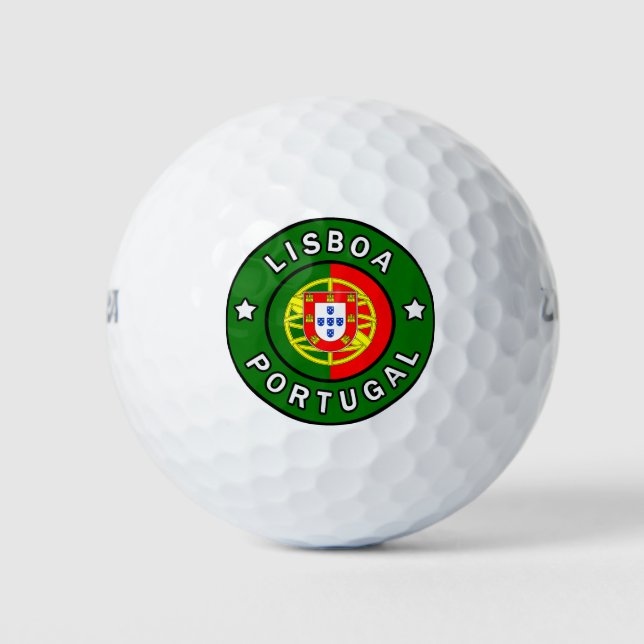 Lisboa Portugal Golf Balls (Front)