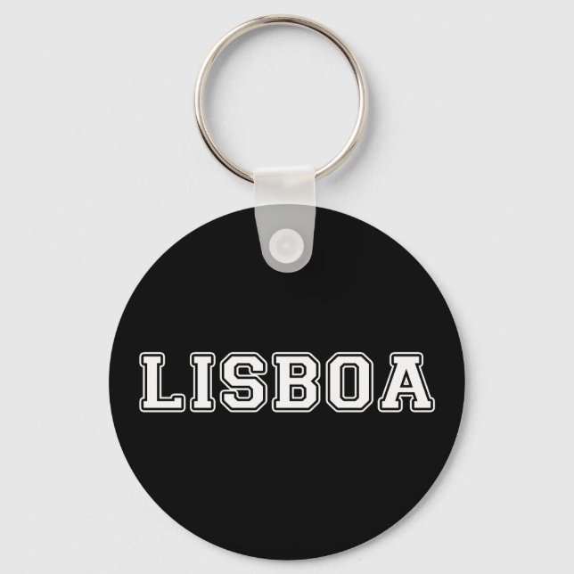 Lisboa Portugal Keychain (Front)