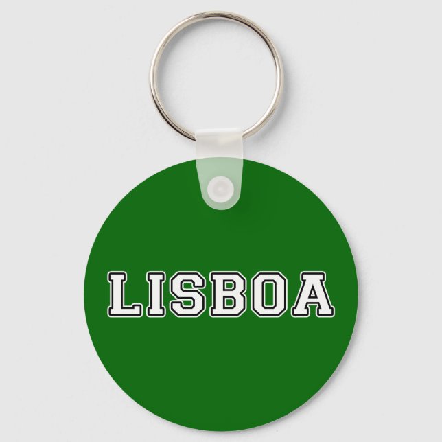 Lisboa Portugal Keychain (Front)