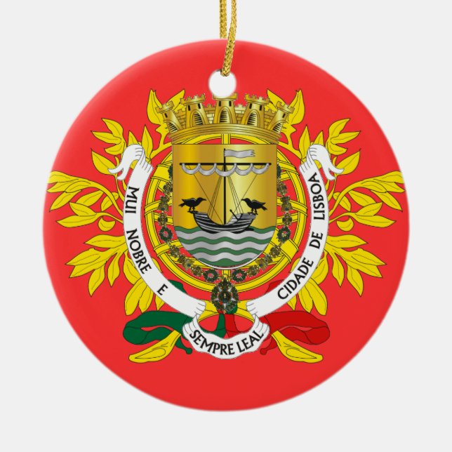 Lisboa* Portugal Ornament (Front)