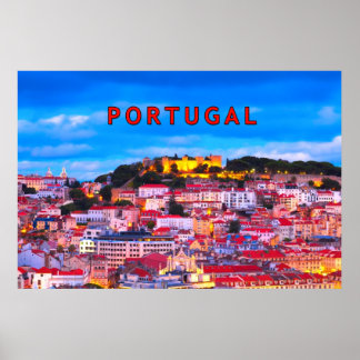 Lisbon 001F Poster