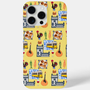 Lisbon City Symbols iPhone 15 Pro Max Case