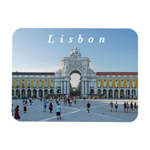 Lisbon. Commerce Square. Magnet