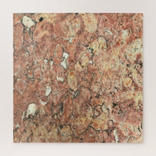 Lisbon Earth Tones Marble Jigsaw Puzzle