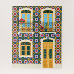 Lisbon house with tiles jigsaw puzzle