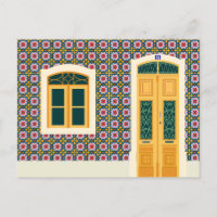 Lisbon house with tiles