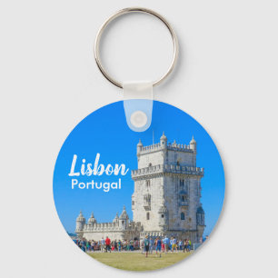 Lisbon in Portugal Belem Tower Souvenir Keychain