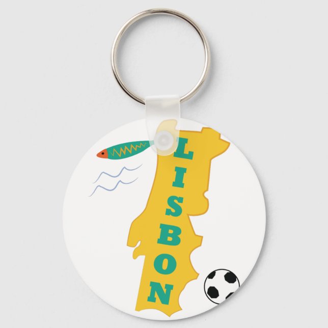 Lisbon Keychain (Front)