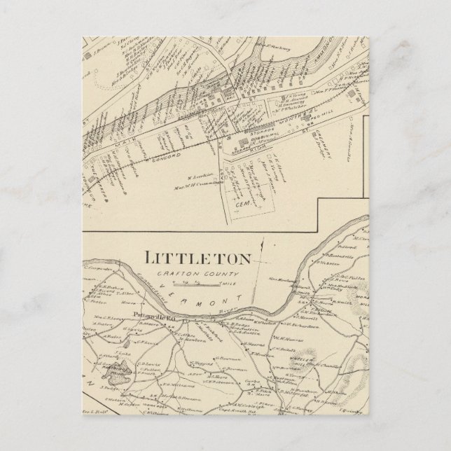 Lisbon, Littleton Postcard (Front)
