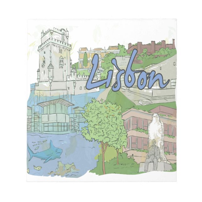 Lisbon Notepad (Front)