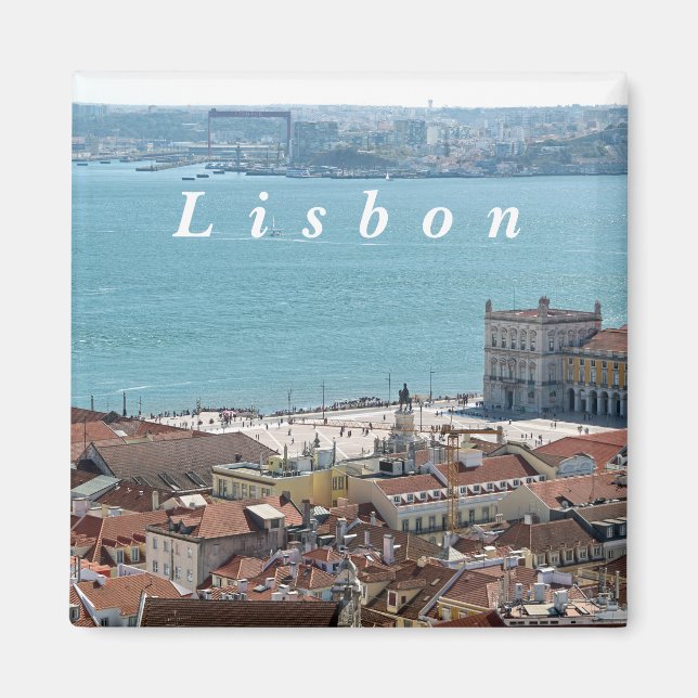 Lisbon panorama. magnet (Front)