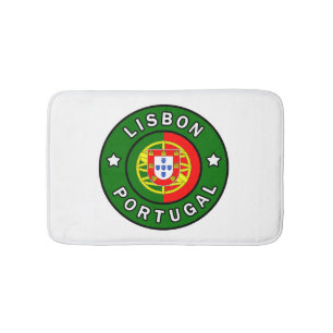 Lisbon Portugal Bath Mat
