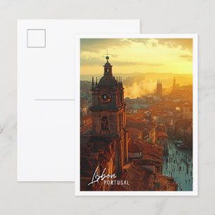 Lisbon Portugal Beautiful City Postcard