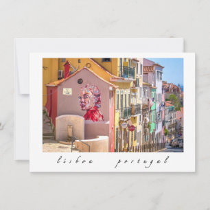Lisbon, Portugal, Flat Note Card