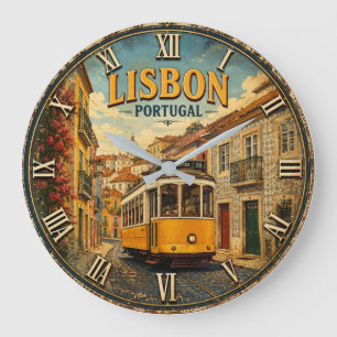 Lisbon Portugal  Large Clock