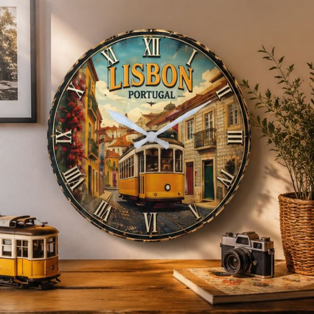 Lisbon Portugal  Large Clock (Creator Uploaded)