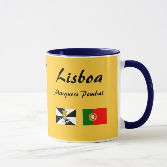 Lisbon* Portugal Panoramic Mug (Right)