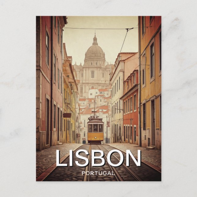 Lisbon Portugal Pantheon Alfama Postcard (Front)