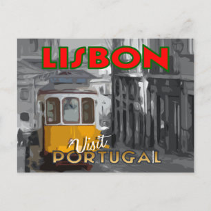 Lisbon, Portugal - postcard from serie Visit...
