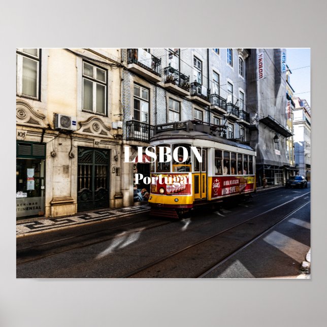 Lisbon, Portugal Poster (Front)