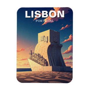 Lisbon Portugal Travel Monument of the Discoveries Magnet