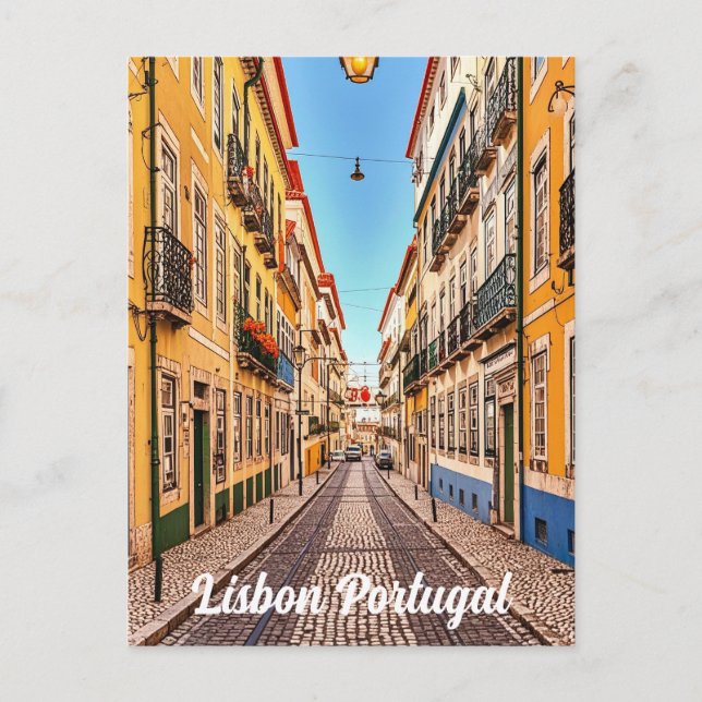 Lisbon Portugal vintage  Postcard (Front)