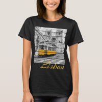Lisbon Portugal Vintage Vacation Souvenir Tram 28