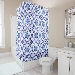 Lisbon Royale Classic Blue and White Geometric