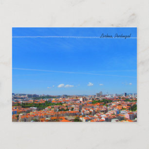 Lisbon Skyline ~ Lisbon, Portugal Postcard