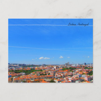 Lisbon Skyline ~ Lisbon, Portugal Postcard