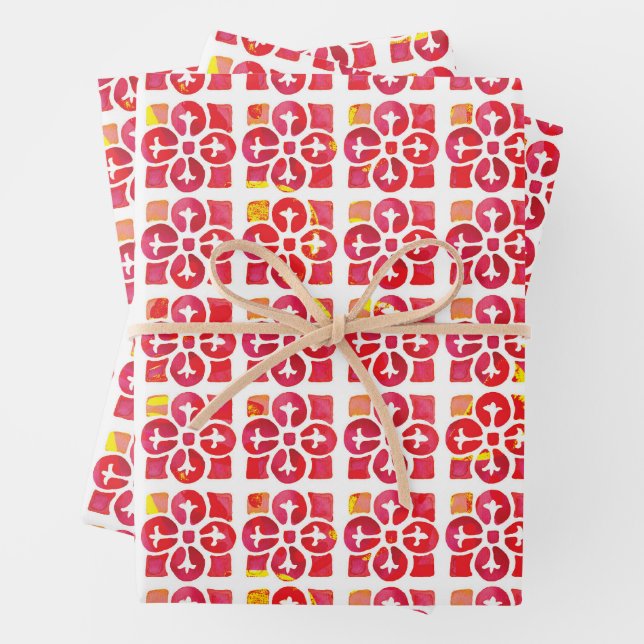 Lisbon Sunshine Wrapping Paper Sheet (In situ)