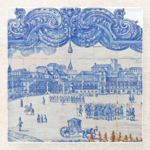 Lisbon Tile Glass Coaster