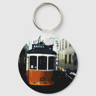 Lisbon tram keychain