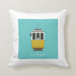 Lisbon Tram Pillow