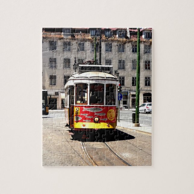 Lisbon Tram Puzzle (Vertical)