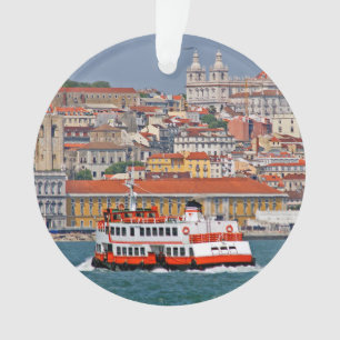 Lisbon view from Tagus river Ornament