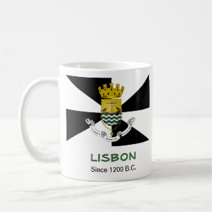 Lisbonne Portugal Custom City Drapeau Mug