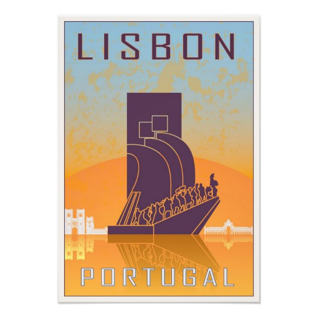 Lisbonne vintage poster (Devant)
