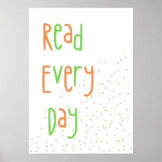 Lisez chaque jour Poster