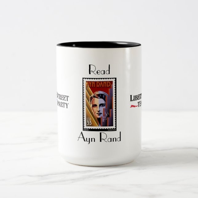 Lisez la tasse d'Ayn Rand (Centre)