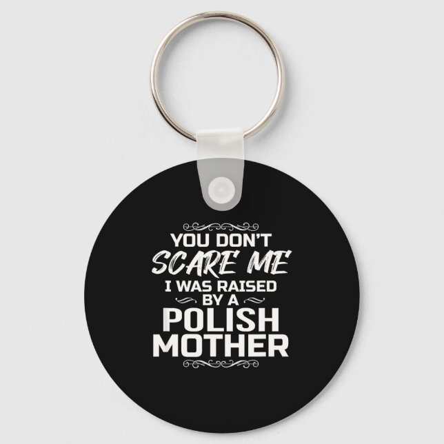 Lish Mother Raised Gift  Keychain (Front)