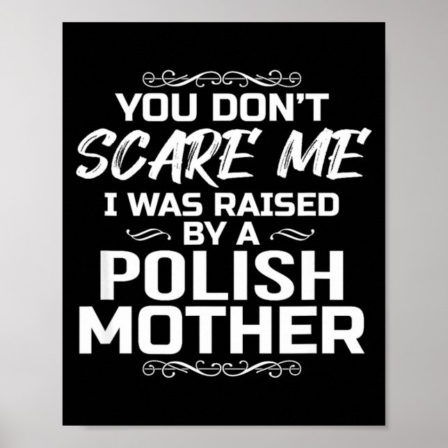 Lish Mother Raised Gift  Poster (Front)