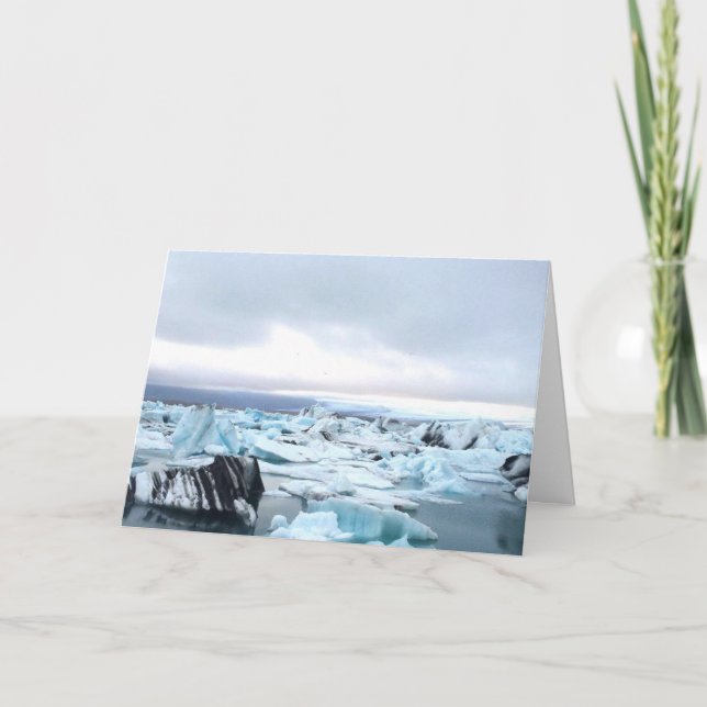 L'Islande - carte de voeux personnalisée de (Devant)