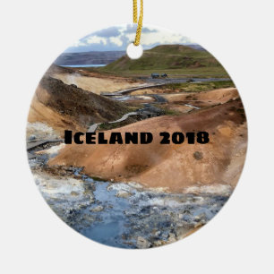L'Islande - ornement en céramique