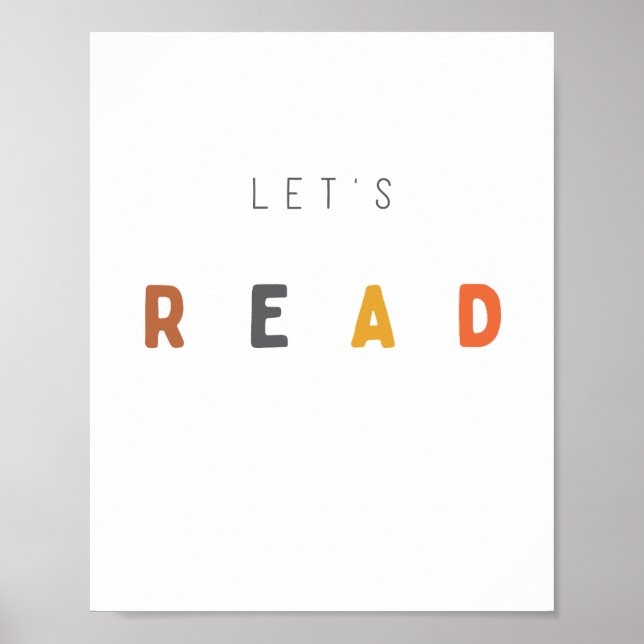 lisons. Poster et impression (Devant)